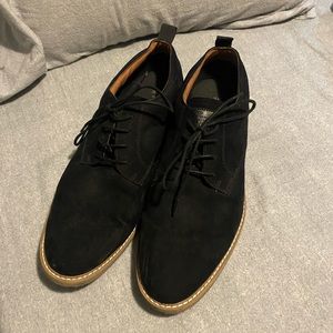 Suede Oxford shoes